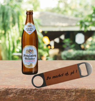 Flaschenöffner mit Name oder Logo